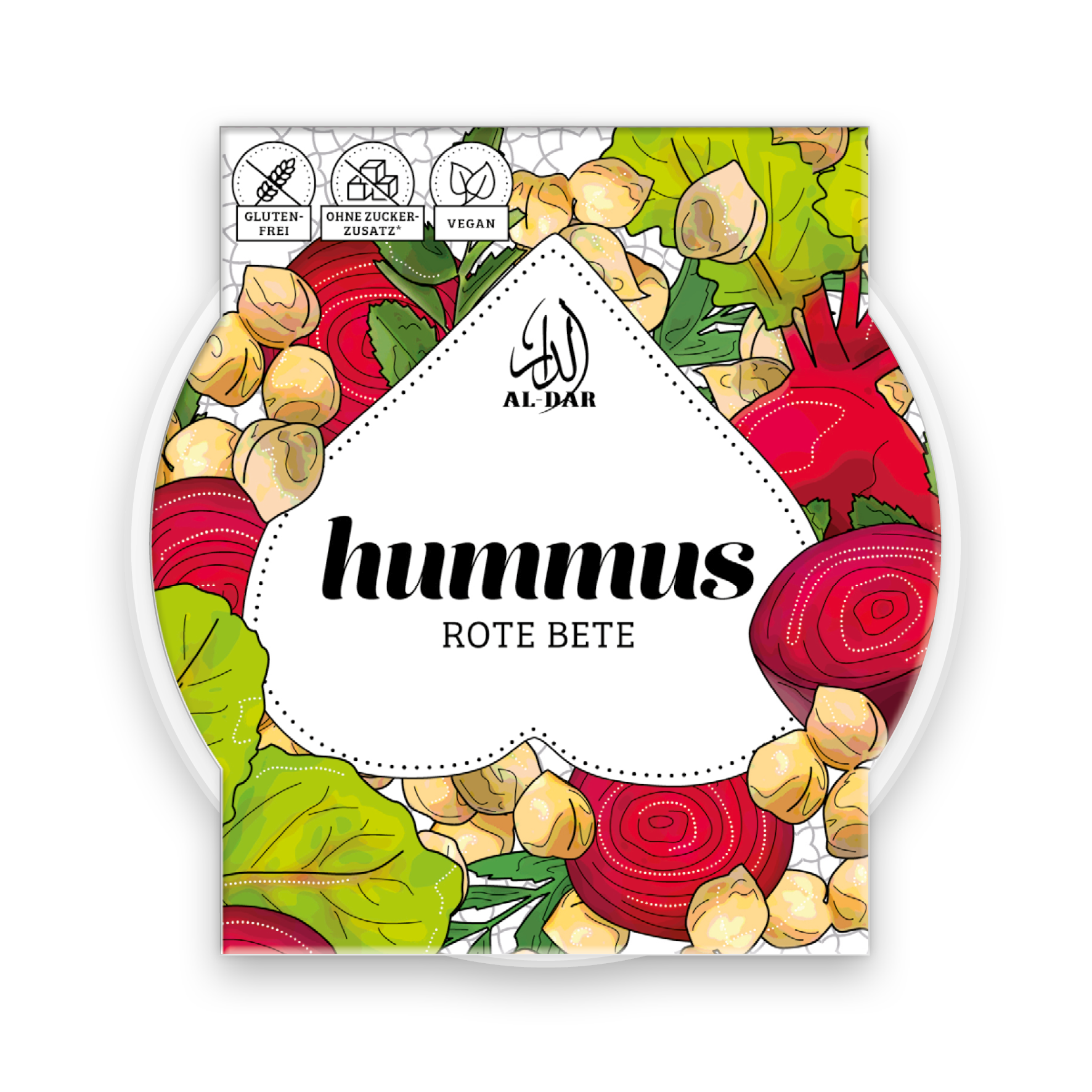 AL-DAR Hummus Rote Bete